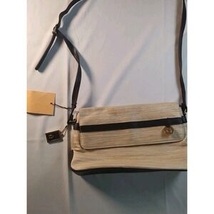 Efienne Afgner Canvas and Leather‎ Purse Excellent Pre-Owned